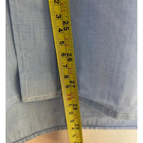 Vineyard Vines Mens Long Sleeve Button Up Slim Fit Tucker Shirts Blue Sz XL - Picture 5 of 9